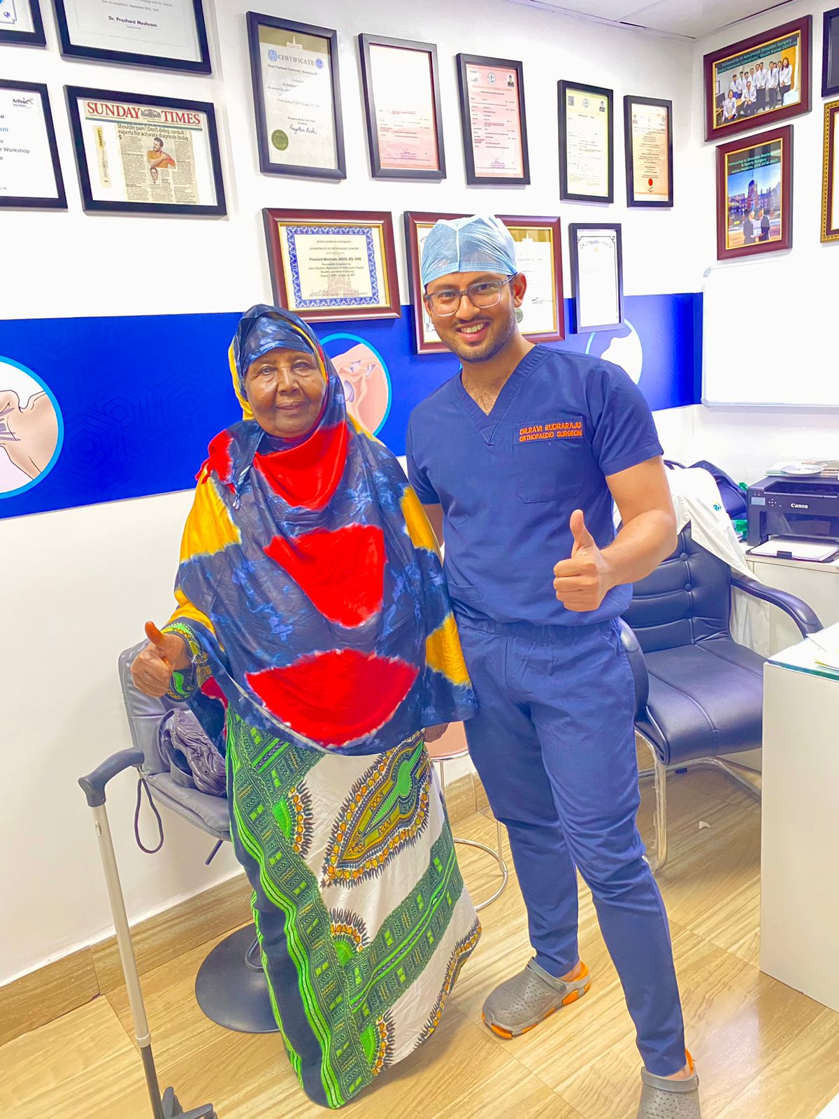 Successful Joint Recovery - Patient Smiles